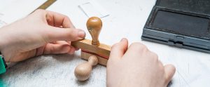 Holzstempel Herstellung